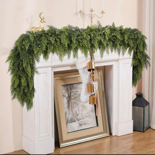 Artificial Cedar Garlands Set