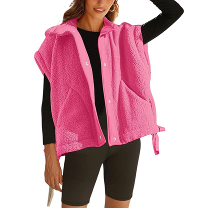 Women's Warm Sherpa Fleece Vest
