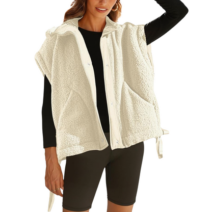 Women's Warm Sherpa Fleece Vest