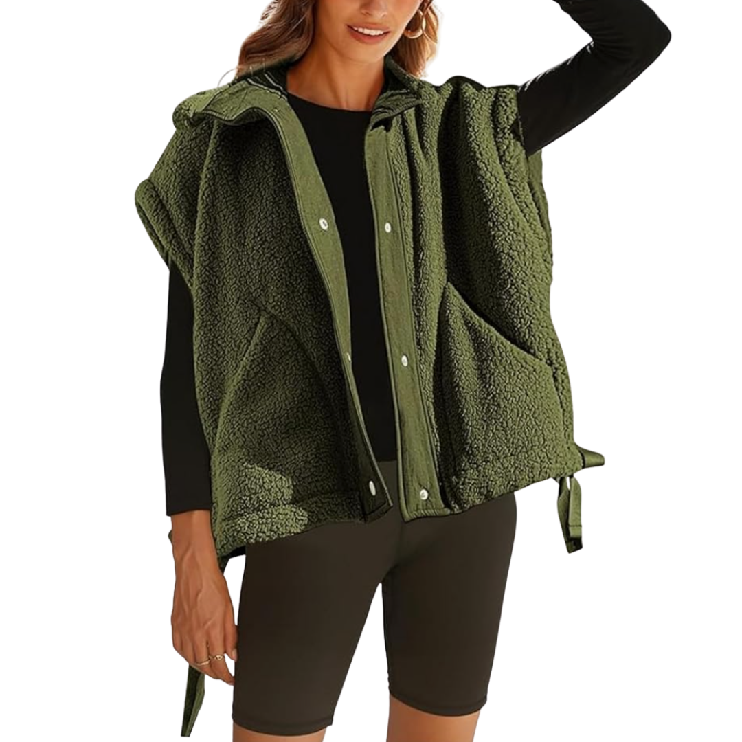 Women's Warm Sherpa Fleece Vest