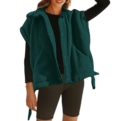 Women's Warm Sherpa Fleece Vest