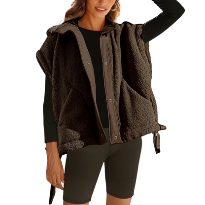 Women's Warm Sherpa Fleece Vest