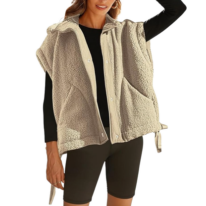 Women's Warm Sherpa Fleece Vest